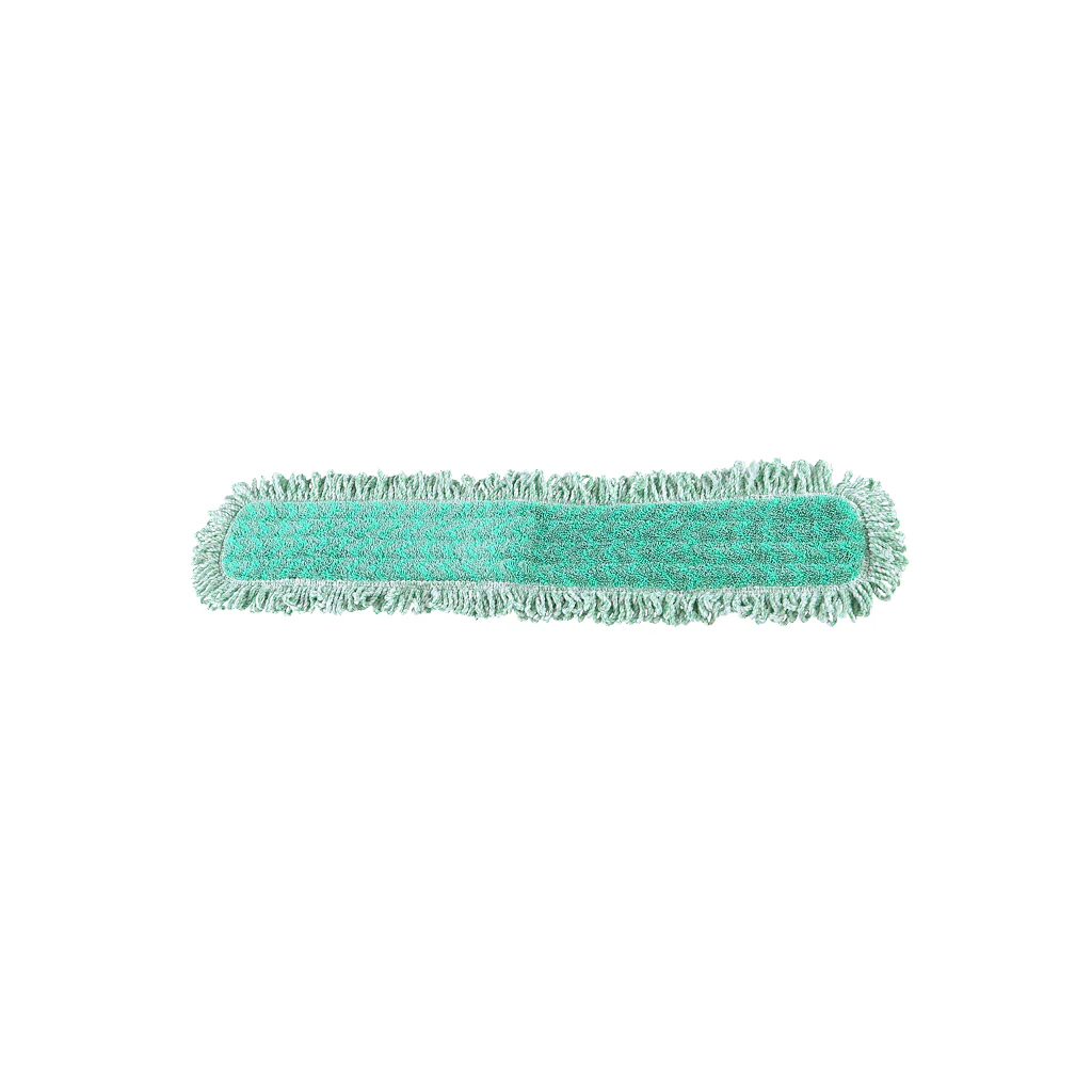 [3336] 36" Green Microfiber Dry Pad With Fringe