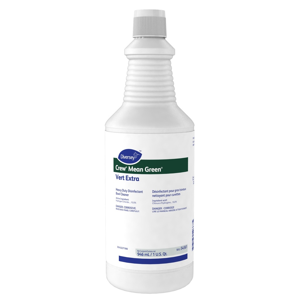 Crew® Mean Green Toilet Bowl Cleaner - 946 mL Squeeze Bottle