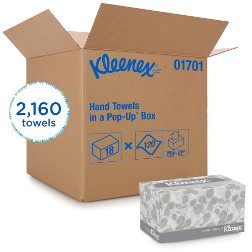 1701 Kleenex Pop-Up Box Hand Towel