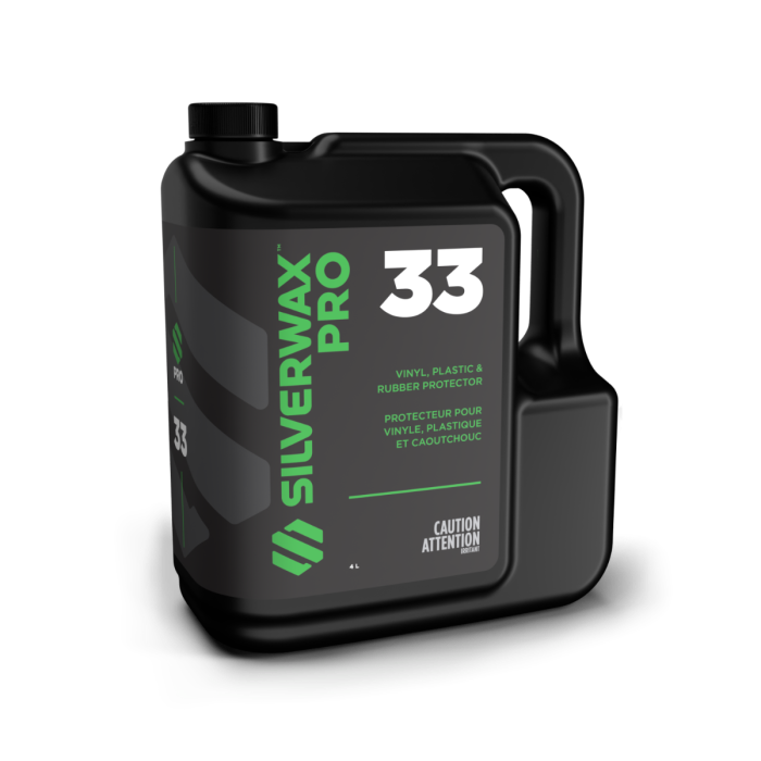 Silverwax Pro 33 Vinyl, Plastic & Rubber Protector - 4 L