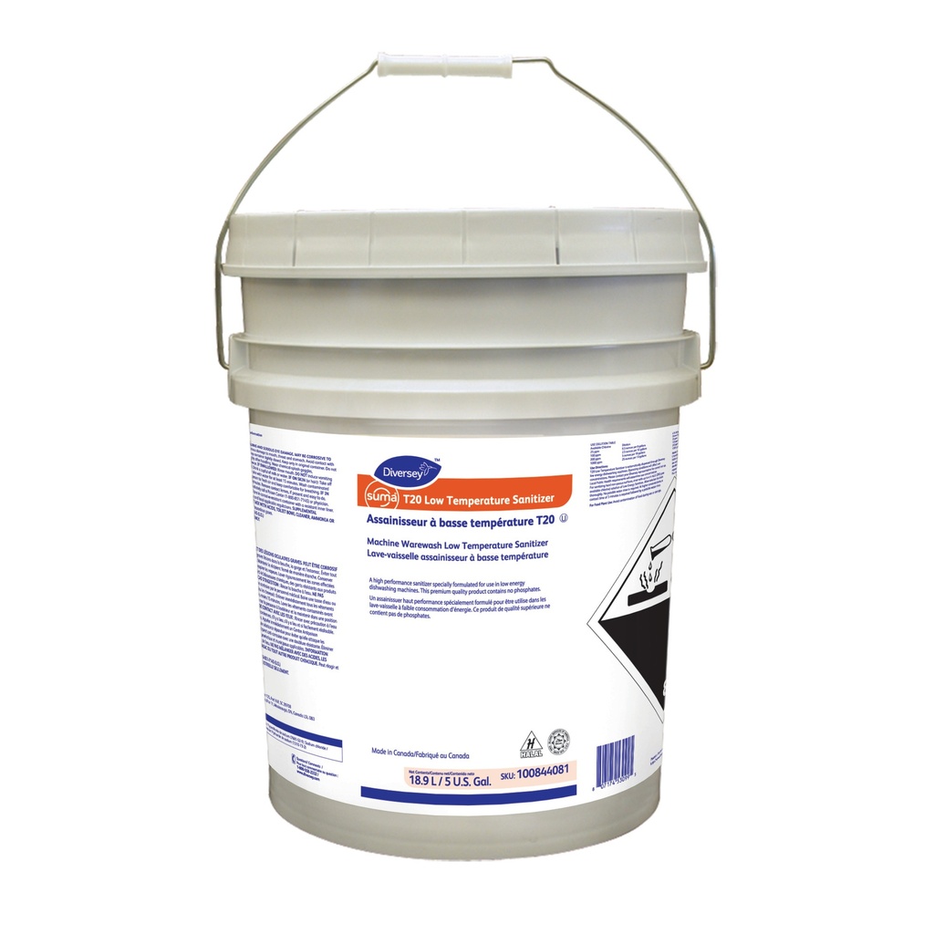Suma® T20 Low Temperature Sanitizer - 20 L