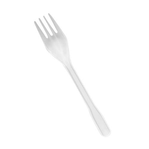 Polypro Plastic Forks - White