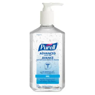 [159713B] 3770-12-CAN00 Purell Advanced Hand Gel - 354 mL Table Top Pump Bottle