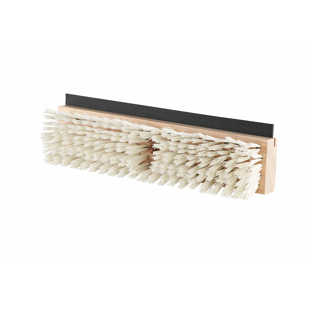 12" Poly Fiber Deck Scrub Head With Floor Squeegee