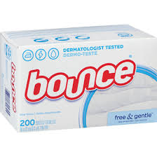 [2B35] Bounce Free & Gentle Dryer Sheets - Unscented Fabric Softener