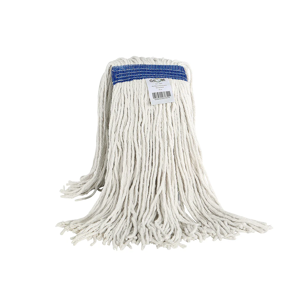 [3P16] Cot-Pro® Cotton Narrow Band Wet Cut End Mop - 16 Oz / White