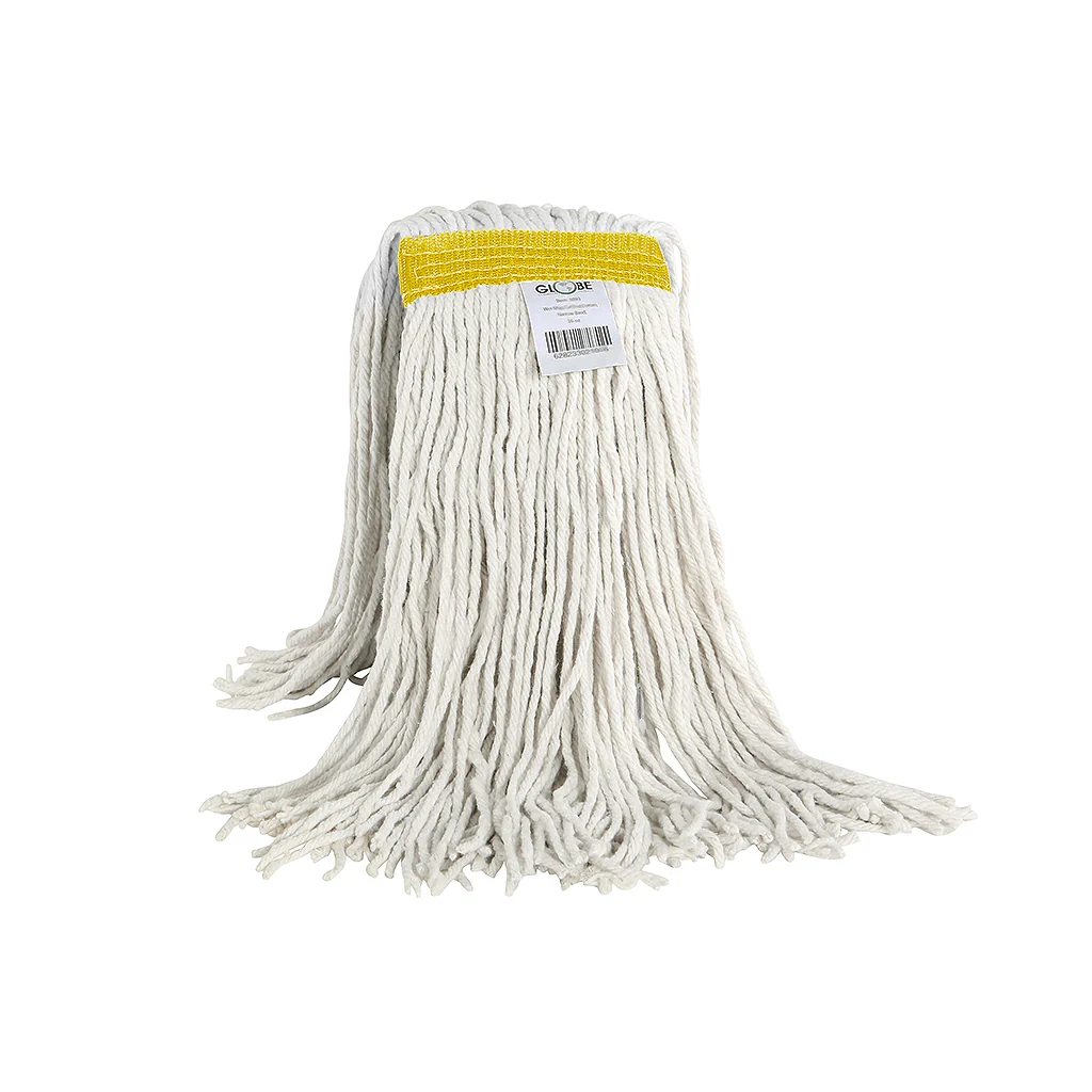 [3P24] Cot-Pro® Cotton Narrow Band Wet Cut End Mop - 24 Oz / White