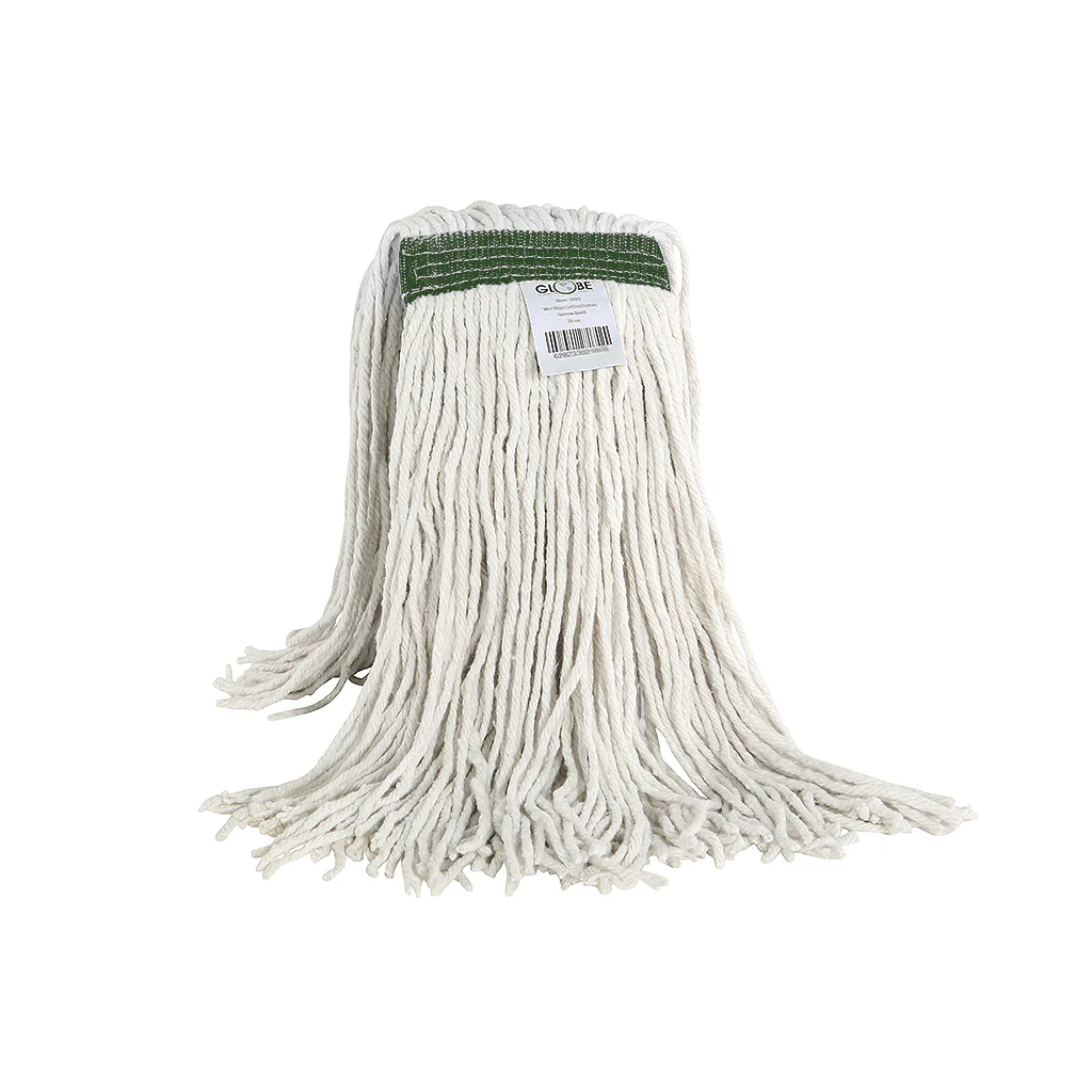[3P32] Cot-Pro® Cotton Narrow Band Wet Cut End Mop - 32 Oz / White