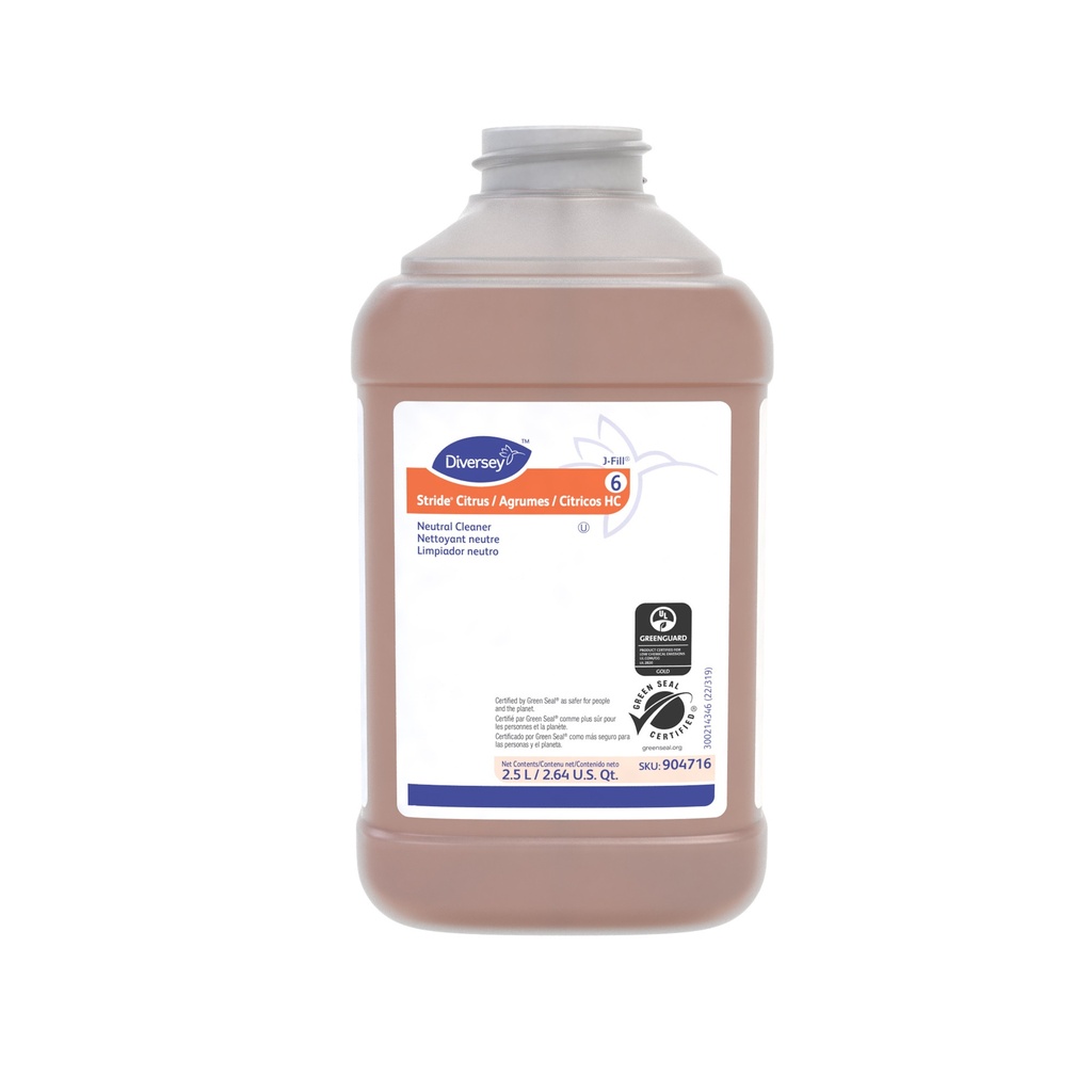 Stride® Citrus HC Neutral Cleaner - 2.5 L J-Fill