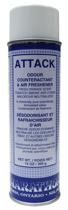 Attack Air Freshener Odor Counteractant - 370 Gr Aerosol