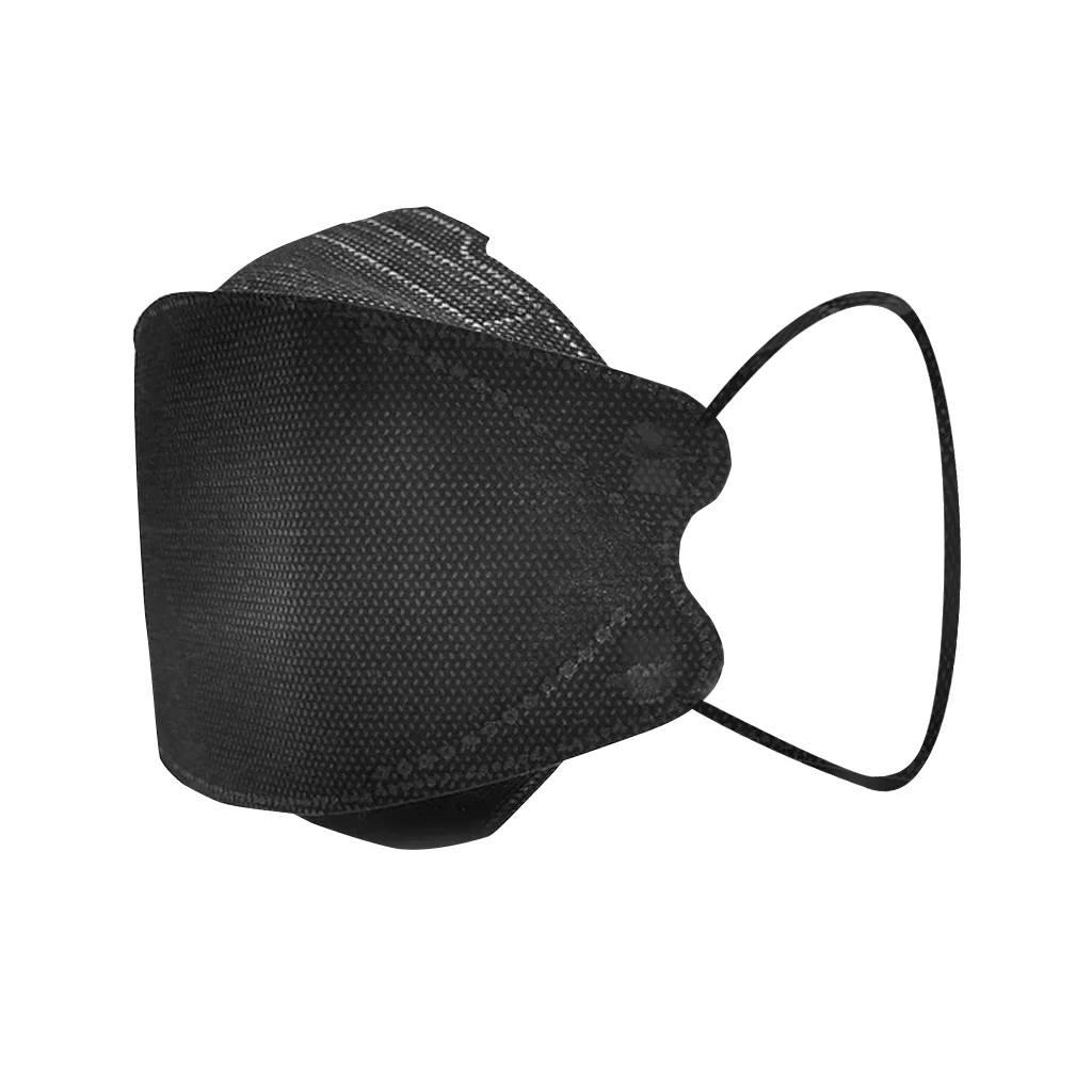 [7765B] KN95 Formfitting Mask - Adult Size / Black / 1 Box of 20
