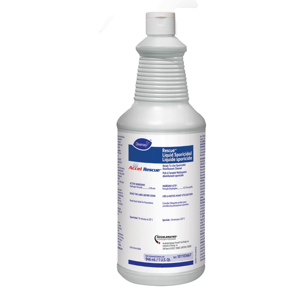 Accel Rescue(TM) Sporicidal Solution - 946 mL