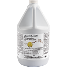 [CLS32LG04] S32L-GW4 Saniblend 32 Lemon Cleaner Disinfectant Detergent Deoderizer Fungicide - Lemon 3.78 L