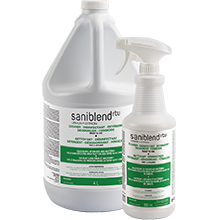 SRTL-WXD Saniblend RTU Lemon Cleaner Disinfectant Detergent Deoderizer - 950 mL