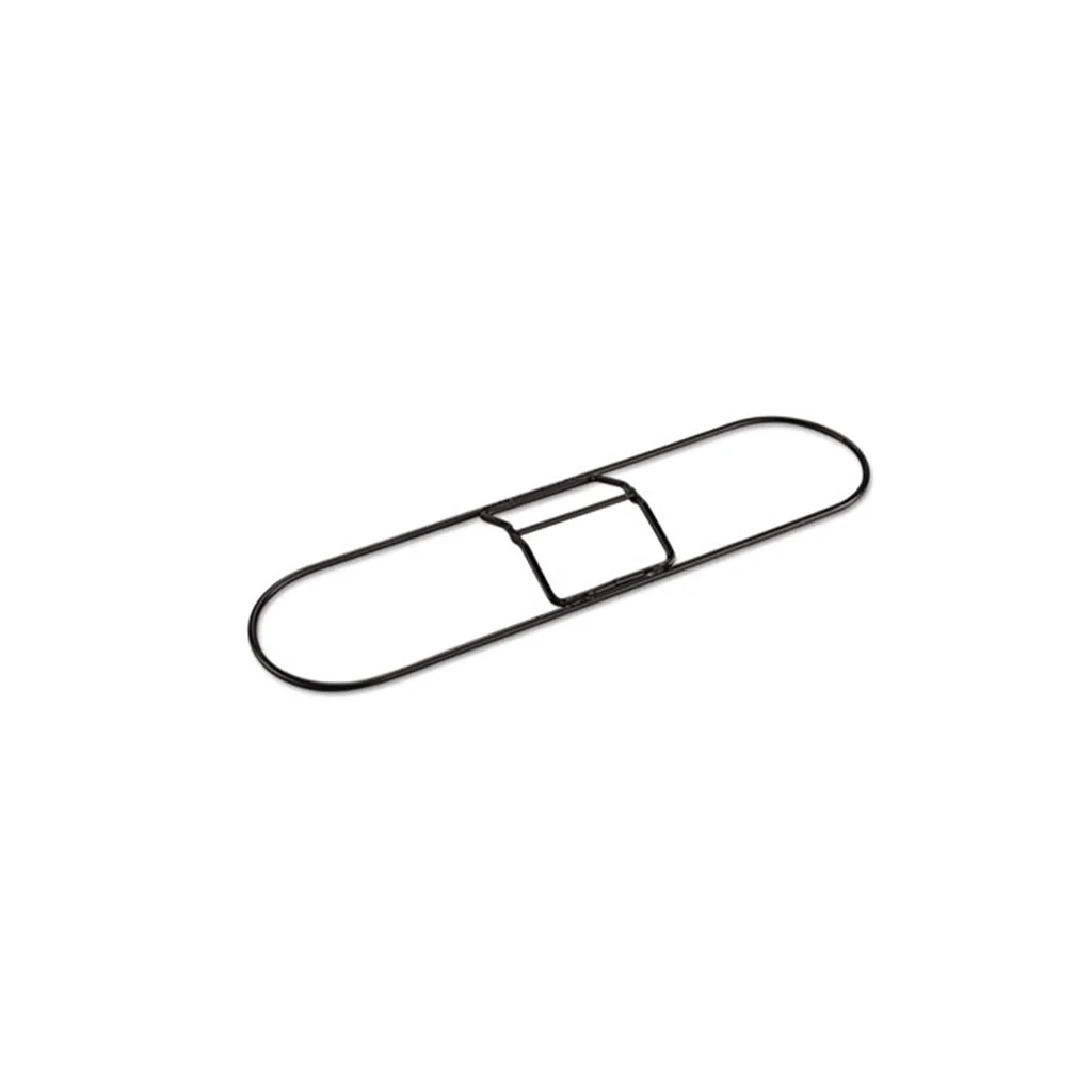 [DTSB518F] Snap - On Dust Mop Frames for Tie - On Mops - 18"L X 5"W / Black