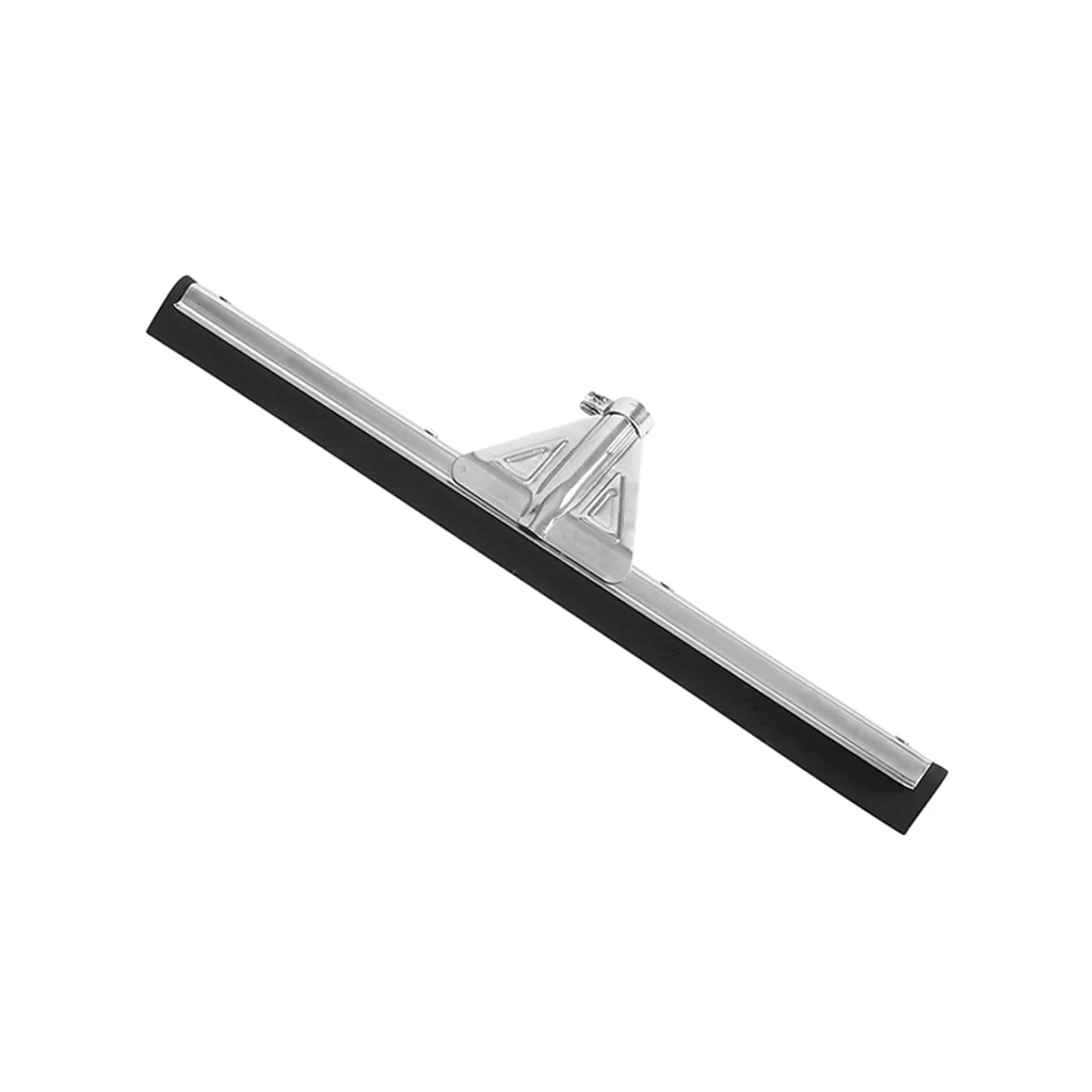Metal Frame Double Moss Floor Squeegee - 22"L / Black/ Silver