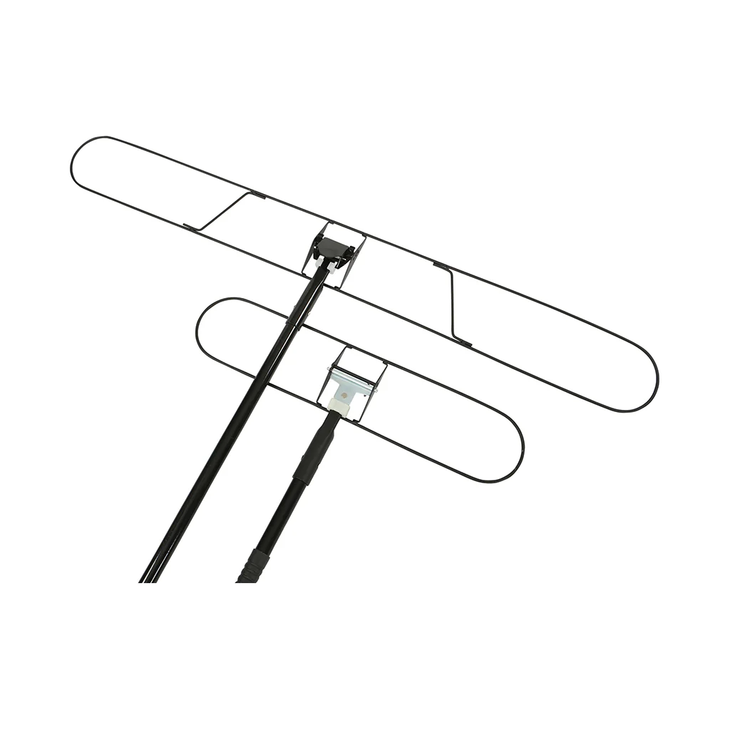 Dual Dust Mop Frame For Clip-On And Snap-On Handles - 36"L X 5"W / Black