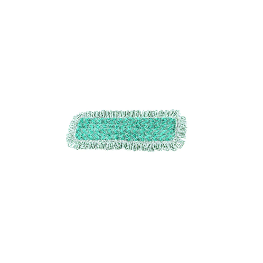 Green Microfiber Dry Pad With Fringe - 18"L / Green