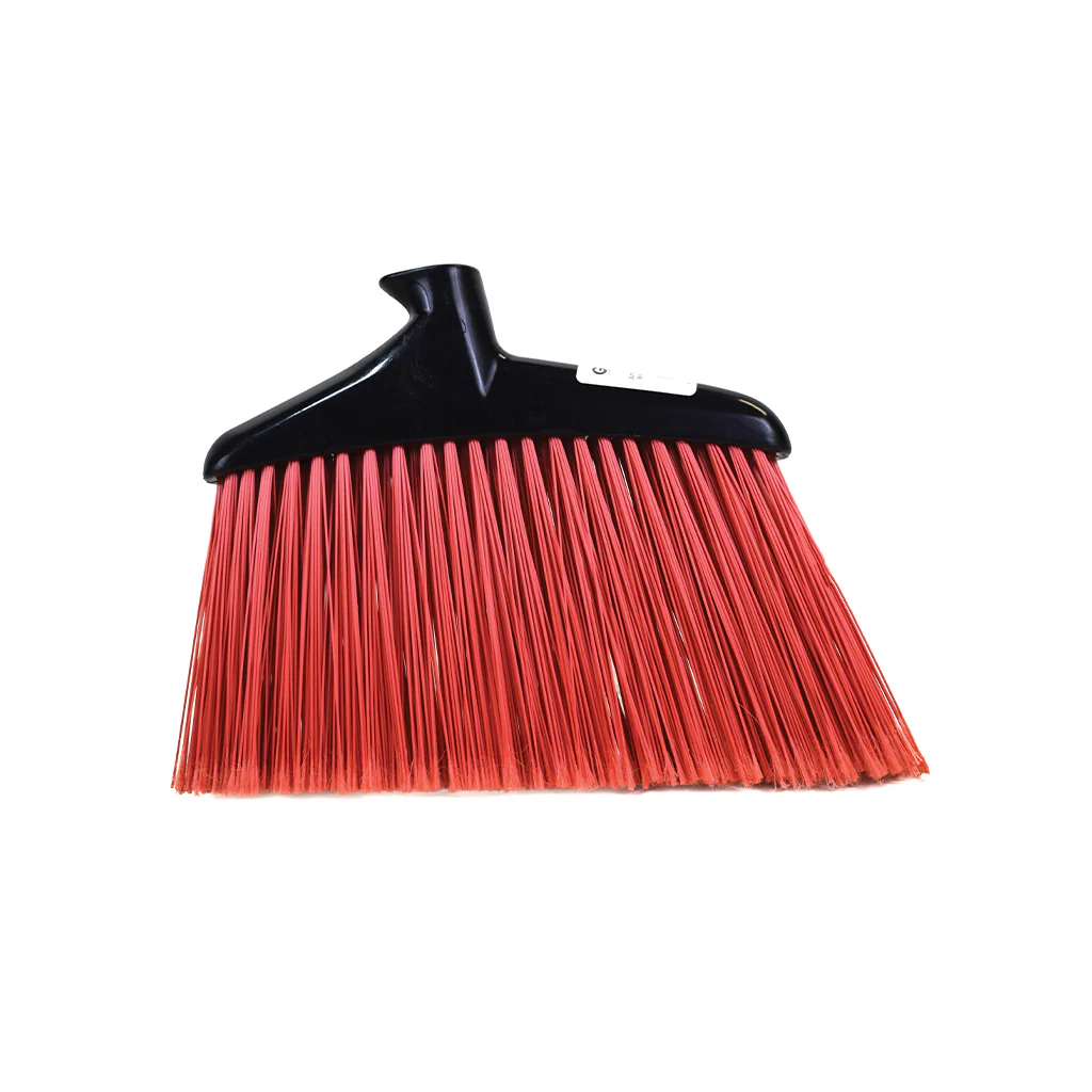 Jumbo 16" Commercial Angle Broom Head Only - 16"L Head / Red