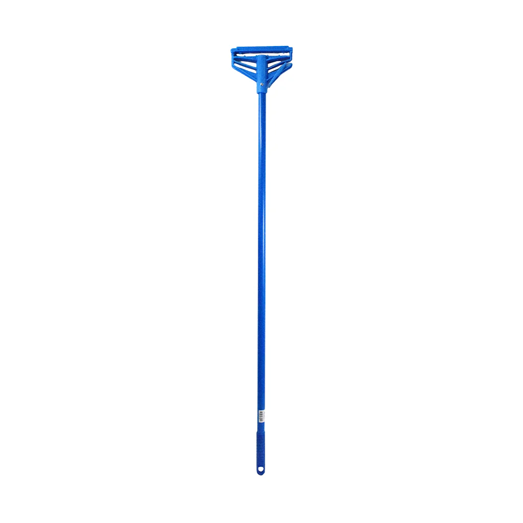 Quick Release Metal Mop Handle - 60"L Metal Handle / Blue