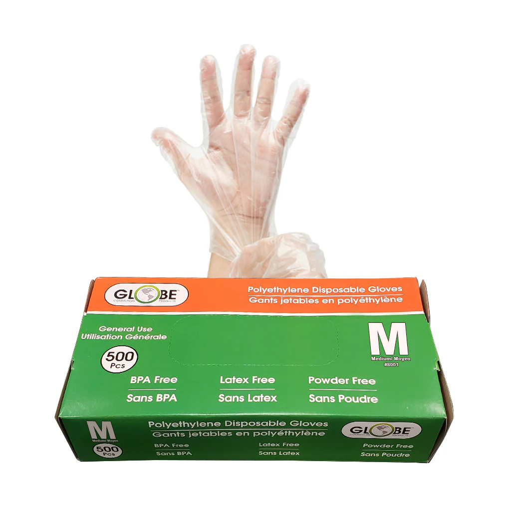 Polyethylene Gloves Powder Free - Medium / Clear