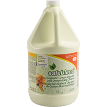 Safeblend Bienzymatic Grease Digester & Deodorizing Cleaner - 3.78 L Floral Scent
