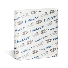[1540] Multifold Premium White Towels - 1540