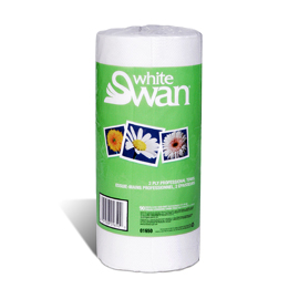 [1890] Wrapped White Swan Professional Towels - 1890