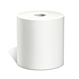 [1950] White Swan White Roll Towel 