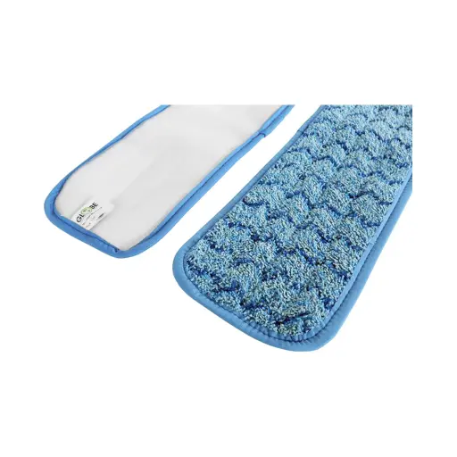 [3325] 18" Blue Microfiber Wet Pad