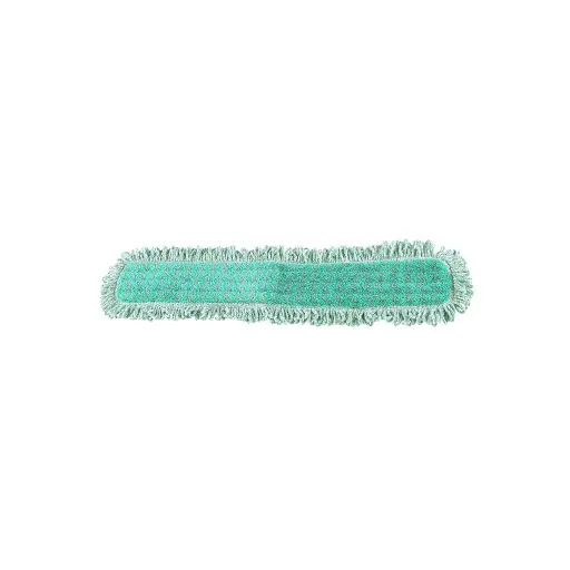 [3336] 36" Green Microfiber Dry Pad With Fringe