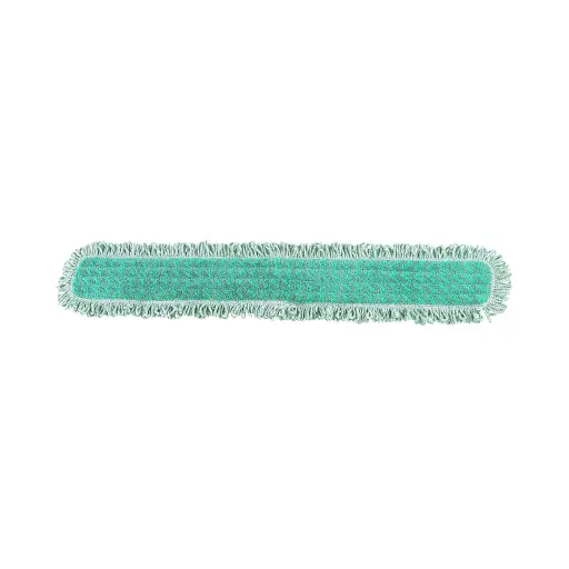 [3360] 60" Green Microfiber Dry Pad With Fringe