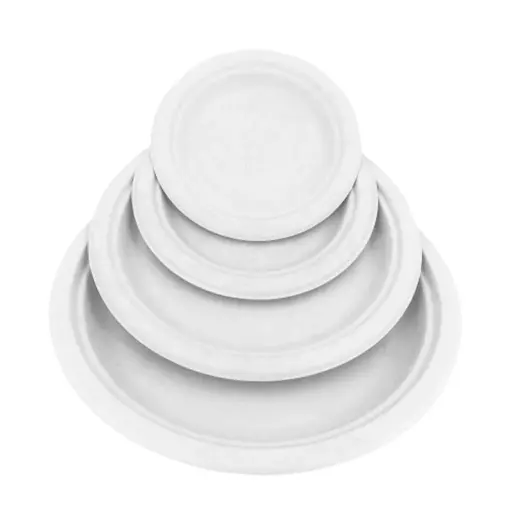 [6020] Compostable Plates - 6" X 6" X 0.75"