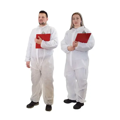 [7722] Disposable Coverall - X Large / White