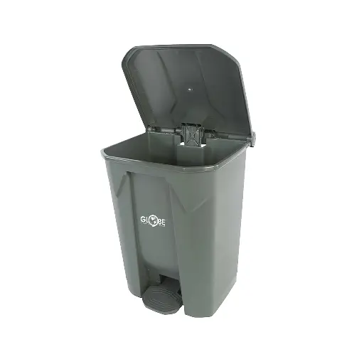 [9673] Grey Step On Container - 12 Gallon