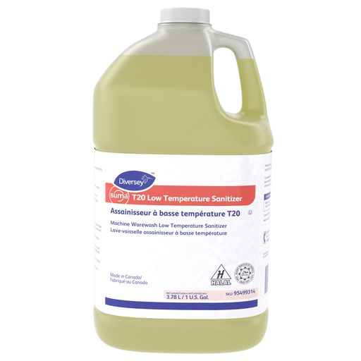 [5499314] Suma® T20 Low Temperature Sanitizer - 3.78 L
