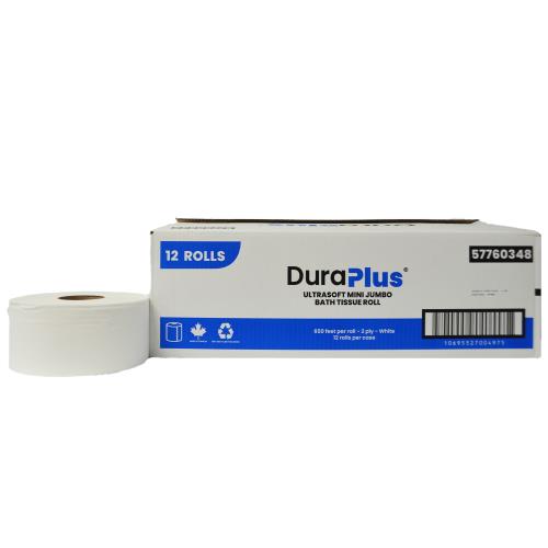 [57760348] DuraPlus® Mini Jumbo Bathroom Tissue, 2-Ply