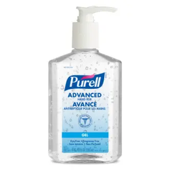 [B 159695] 9652-12-CAN00 Purell Advance Hand Sanitizer Gel - 236 mL Table Top Pump Bottle