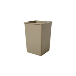 [3958T] Untouchable Square Waste Container 35G - Beige