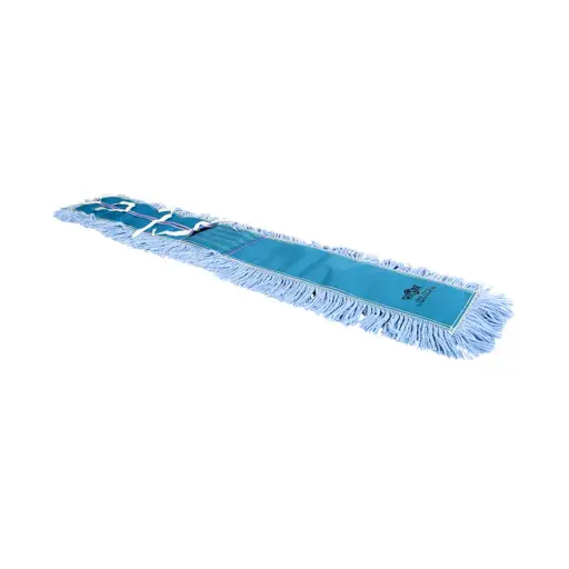 [548NB] Pro-Stat® Blue Tie-On Dust Mop Head - 48"L X 5"W