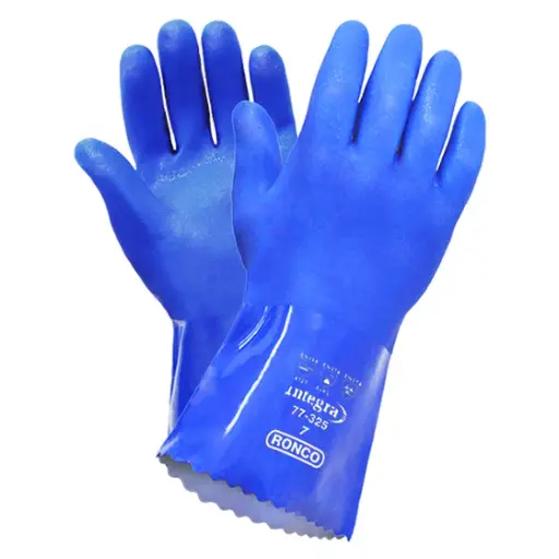 [77-325-10] Integra™ 77-325 - Triple Dipped PVC Gloves, With Cotton Interlock Line - X-Large