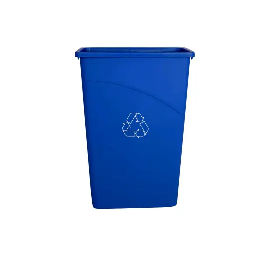 [9513-6] 23 Gallon Slim Container - 23 Gallon / Blue