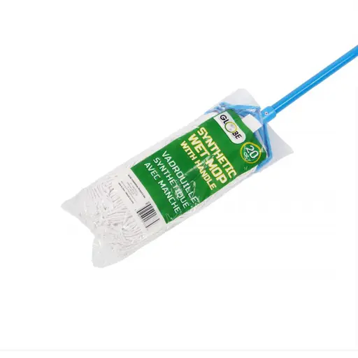 [GCP-3087C] Synthetic Combo Mop Set 20 Oz Mop With 54 Inch Quick Release Handle
