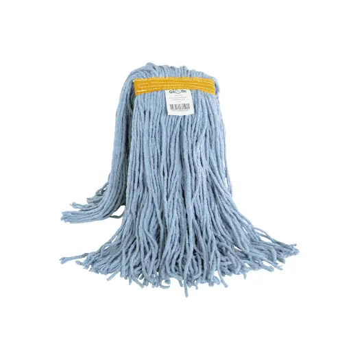 [GCP-3098] Syn-Pro® Synthetic Narrow Band Wet Blue Cut End Mop - 24 Oz / Blue
