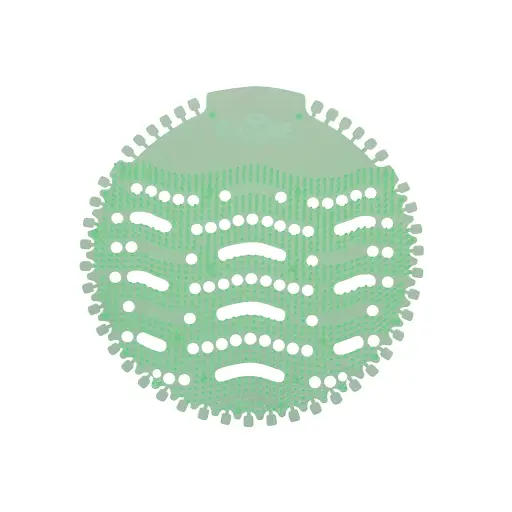 [GCP-3250G] Anti-Splash Eva Urinal Screen - 6.5"L X 6.5"W X 0.5"H / Green Apple