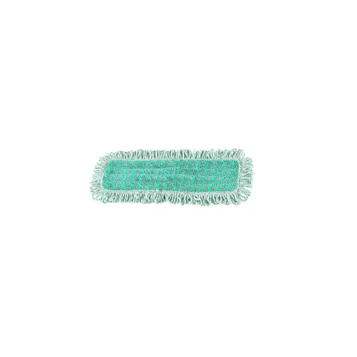 [GCP-3320] Green Microfiber Dry Pad With Fringe - 18"L / Green