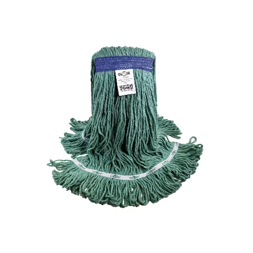 [LMMW-GR] Syn-Pro® Synthetic Narrow Band Wet Green Looped End Mop - 16 Oz / Green