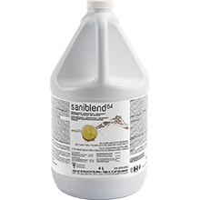 [S64L-GW4] SANIBLEND 64 LEMON CLEANER - DISINFECTANT – DETERGENT - DEODORIZER - FUNGICIDE - MILDEWSTAT
Lemon - 3.78 l