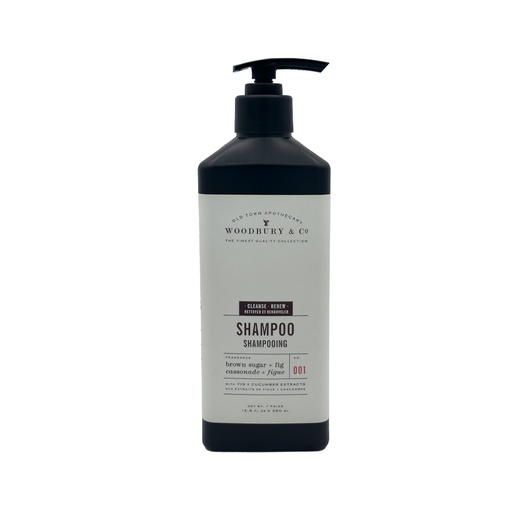 [WCO-SHA-380ML] Woodbury & Co Shampoo Pump Bottle (40 x 380ml)