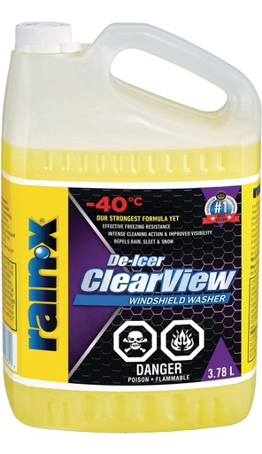 [WFRX] Rain X Deicer Windshield Washer Fluid - 3.78 L